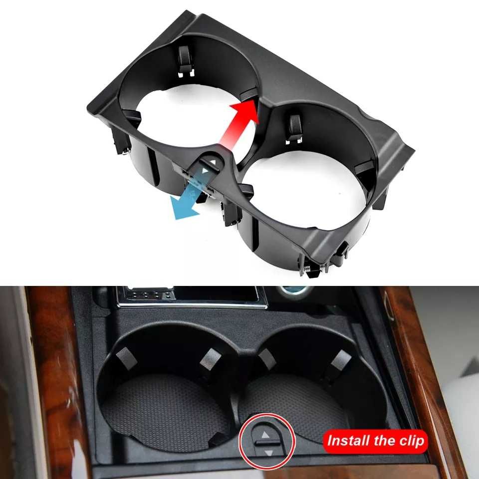 Suporte garrafas porta copos para mercedes w204 w212 w207  classe C E