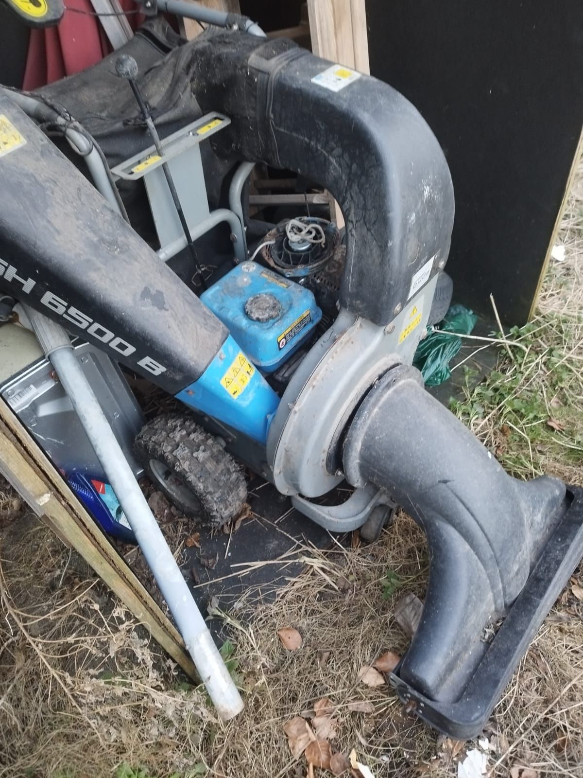 Odkurzacz do liści gude gsh 6500b rębak