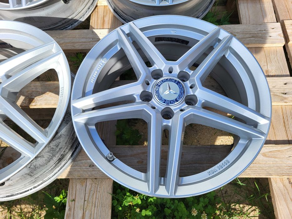 [1130] Felgi aluminiowe 17 cali MERCEDES 5x112 et44 6,5Jx17H2 CZUJNIKI