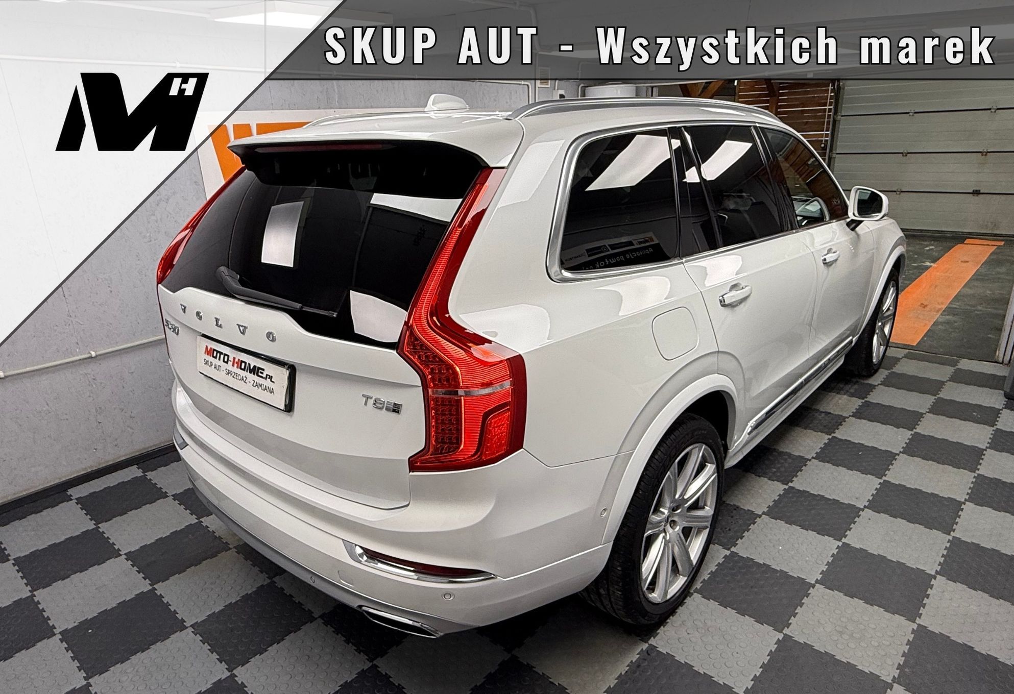 Volvo XC 90 Inscription ACC, T8, kamery 360, biała perła GWARANCJA