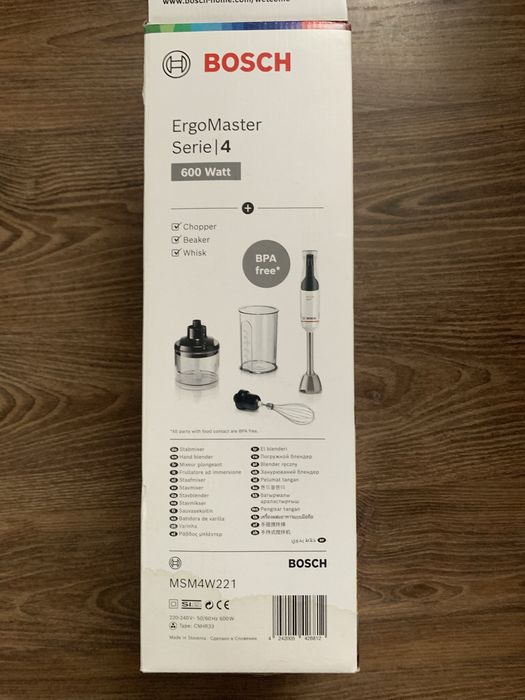 Блендер новий BOSCH MSM4W221