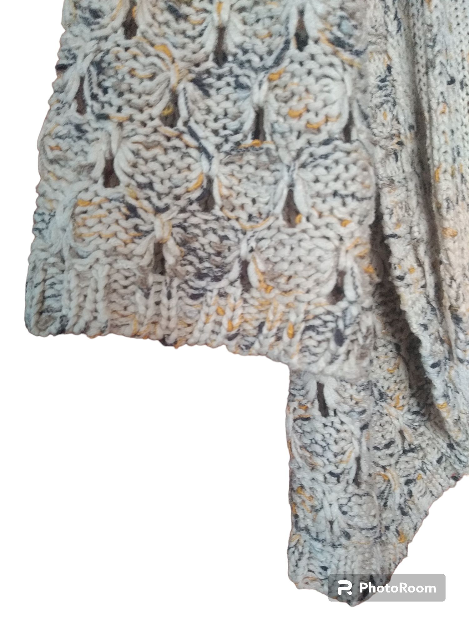 Женская кофточка - накидка 46-50 размер, бежевый цвет.
