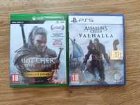 Assasins creed valhalla ps5 , wiedzmin 3 dziki gon xbox