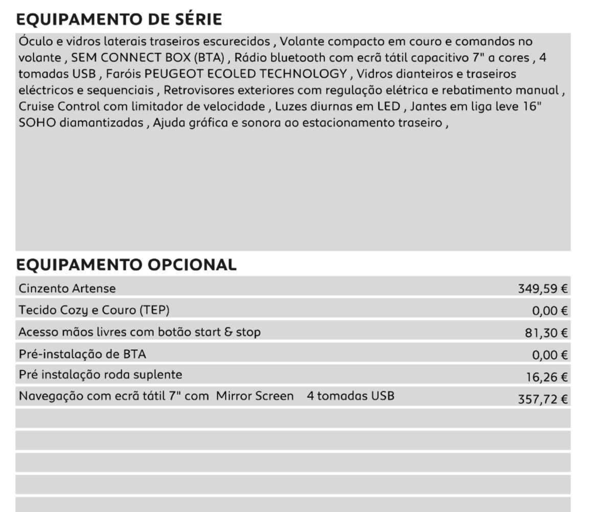 Peugeot 208 Allure 100cv - 6 Velocidades