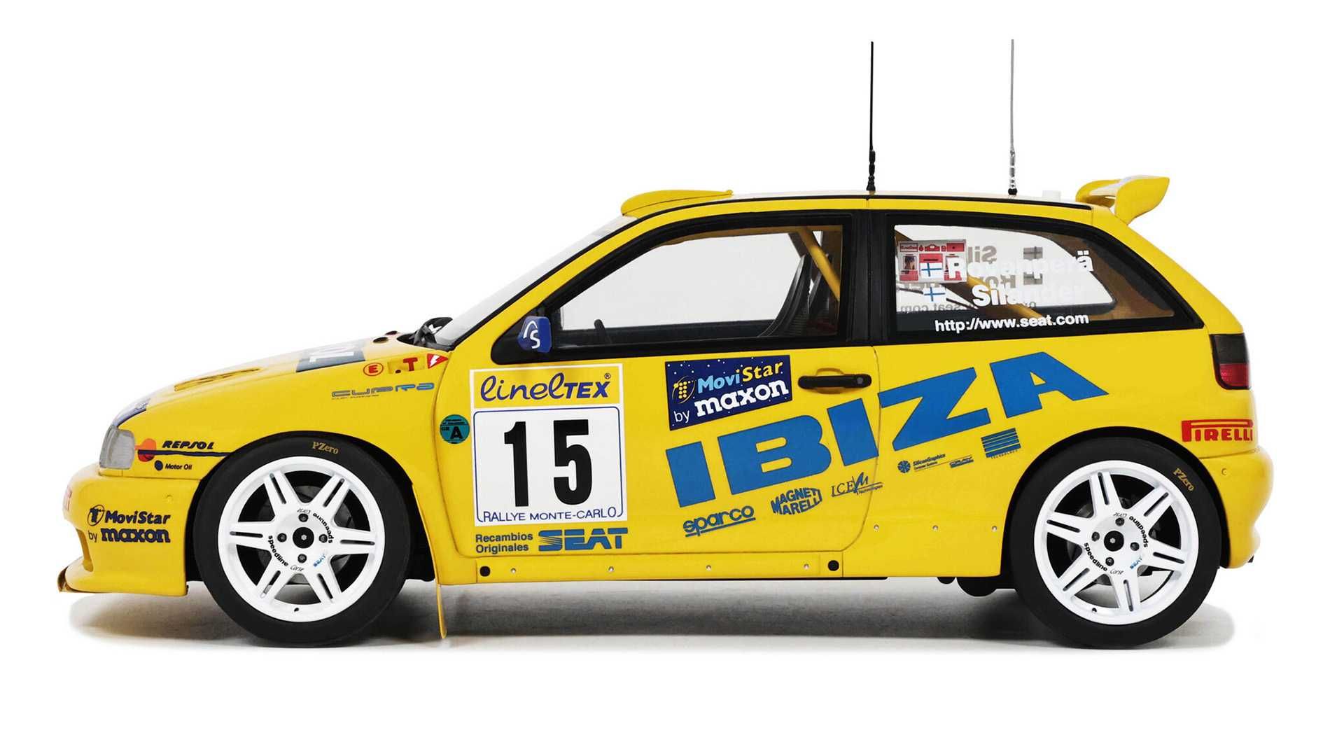 1:18 Otto Seat Ibiza Gti 16V EVO2 Kit Car #15 Rally Monte Carlo 1998