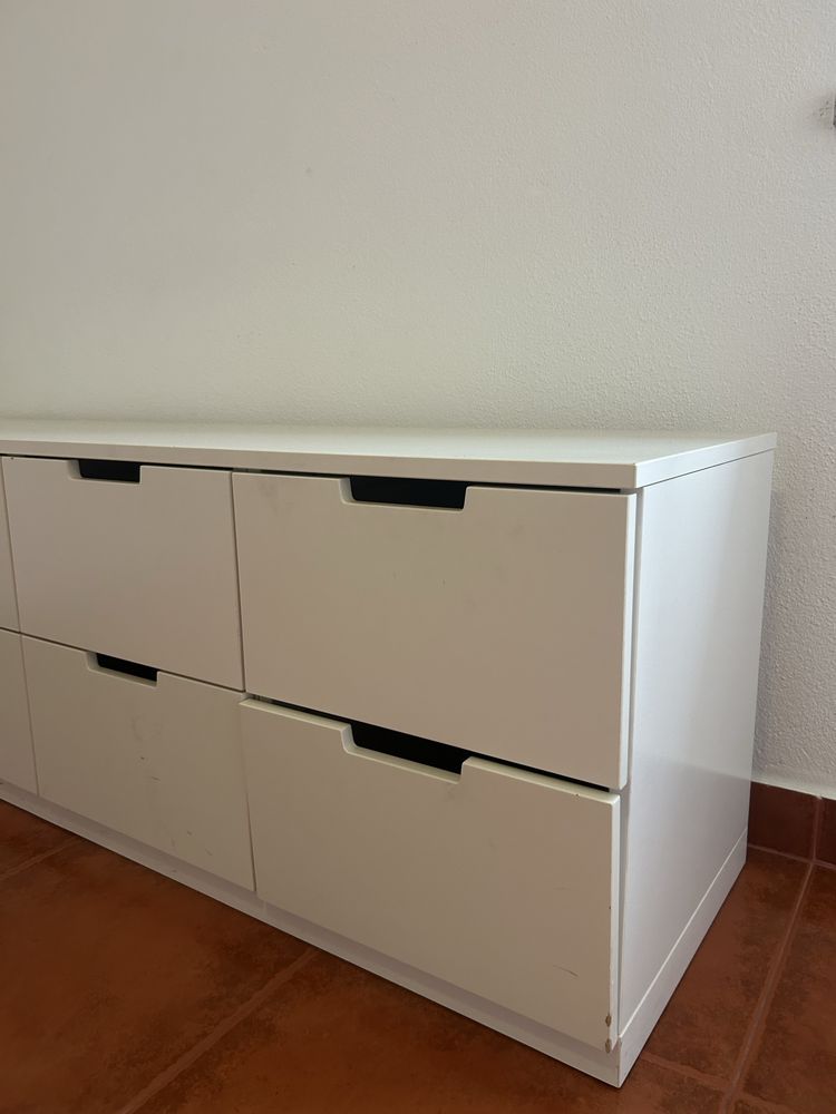 Armario gavetas branco IKEA