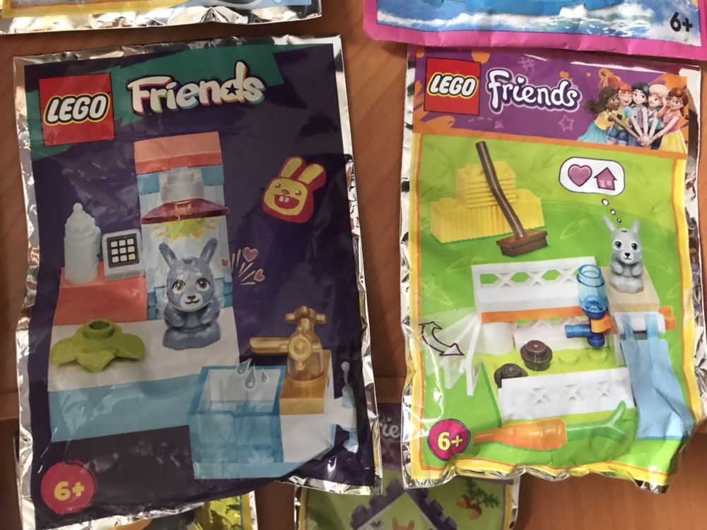 Колекційне Lego Friends котик кролик песик дельфін