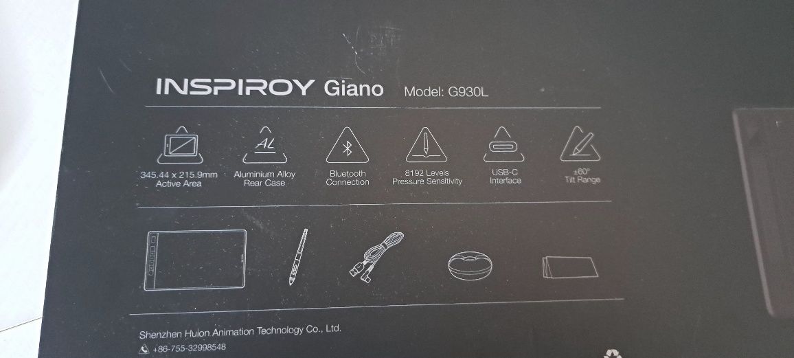 Tablet graficzny Huion Inspiroy Giano G930L