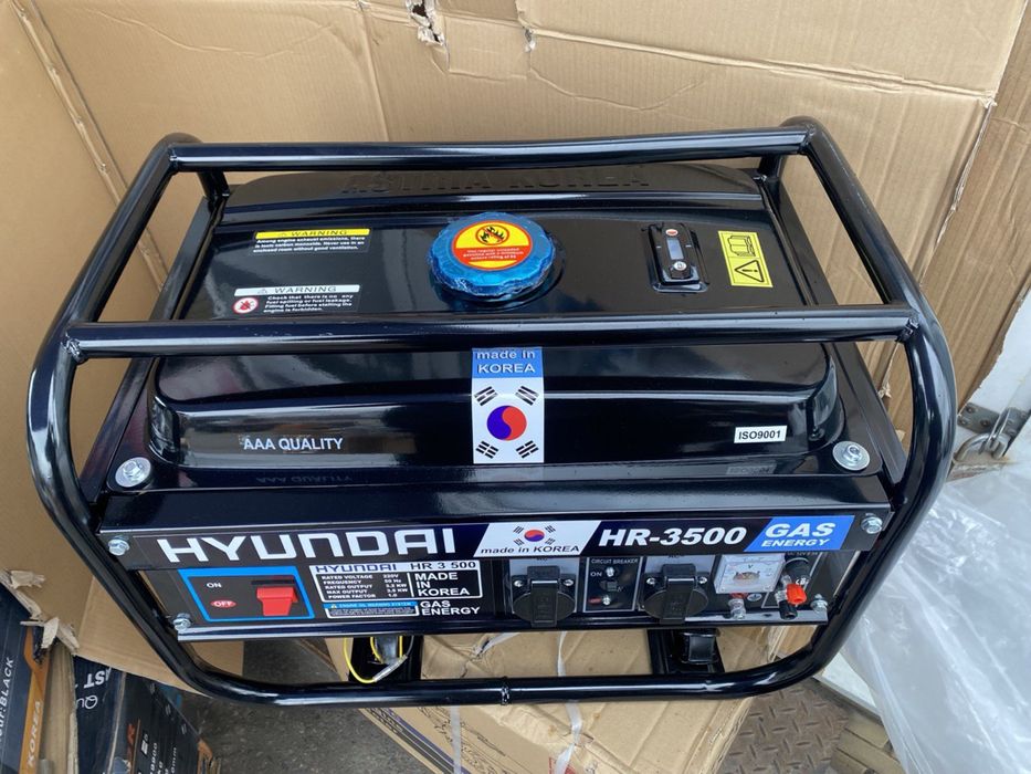 Генератор HYUNDAI 3.5 квт, XZ Корея, медь, бесплатная доставка