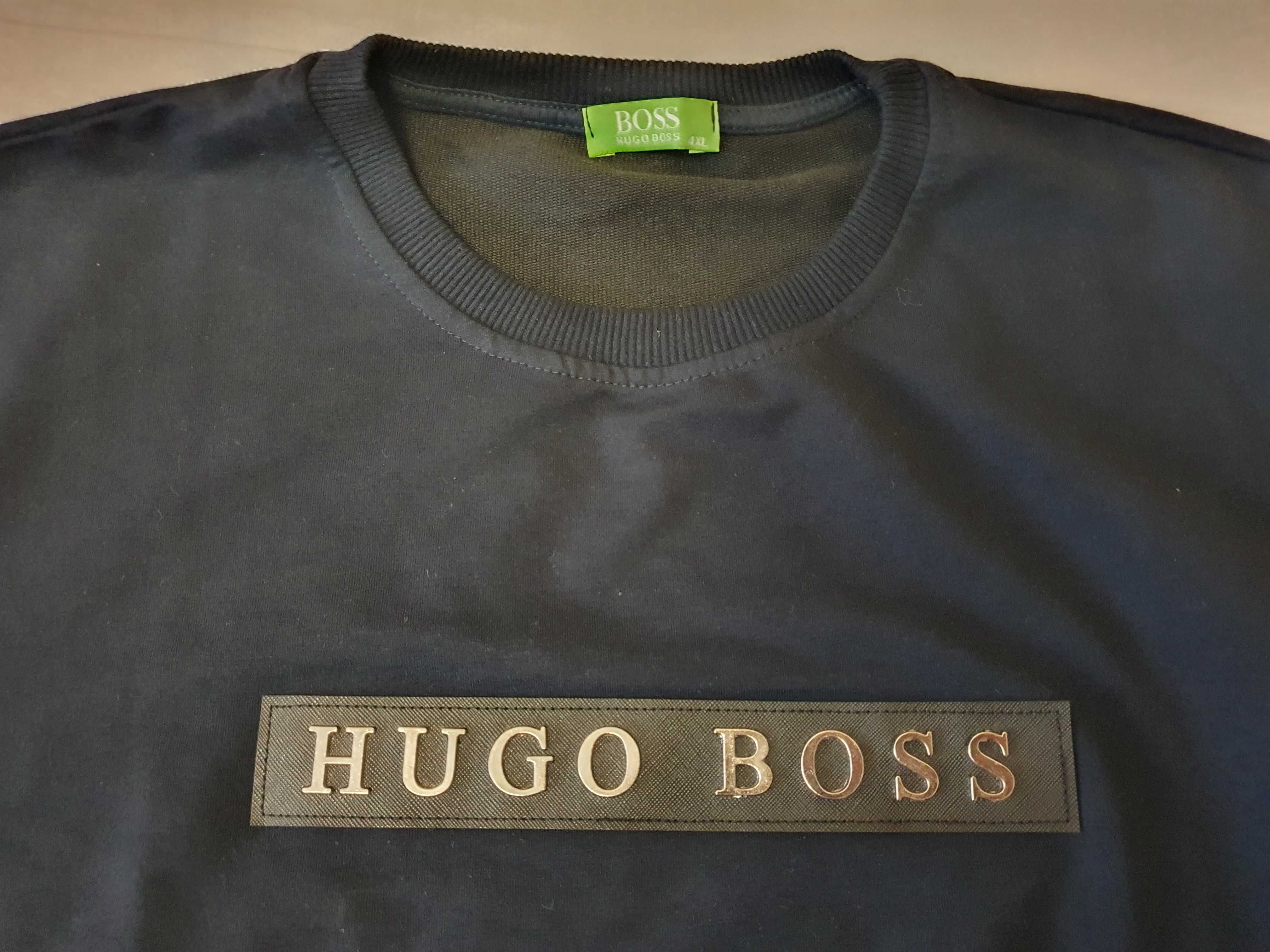 NOWA męska bluza Hugo Boss bluzka klasyk HB 4xl bluza blaszka logo