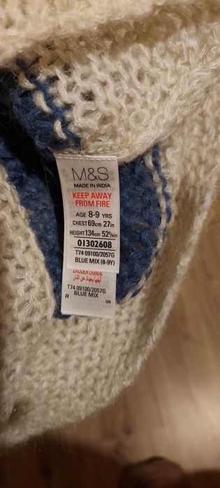 Sweterek M&S__ 134 cm