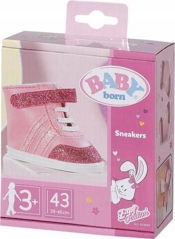 Baby Born - Sneakersy Różowe 43cm, Zapf