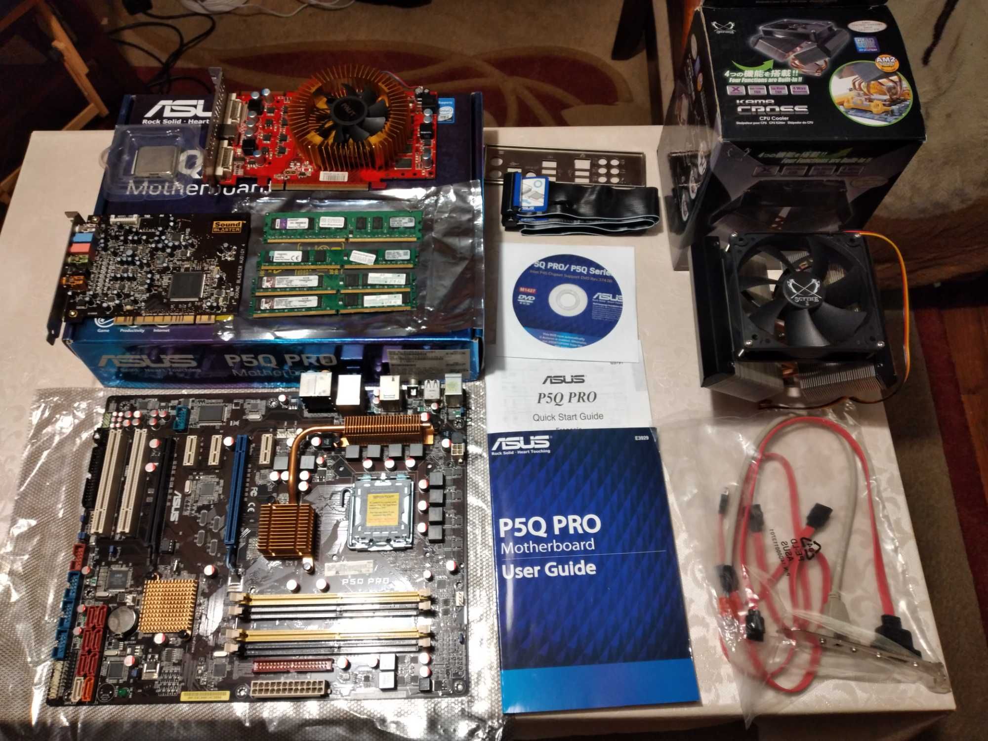 Asus P5Q PRO Core2 Quad PCI-E 8 GB DDR2