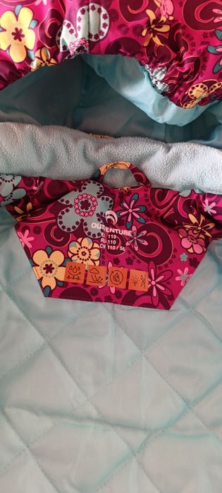 Термокуртка для дівчинки outventure, куртка демісезонна, розмір 110