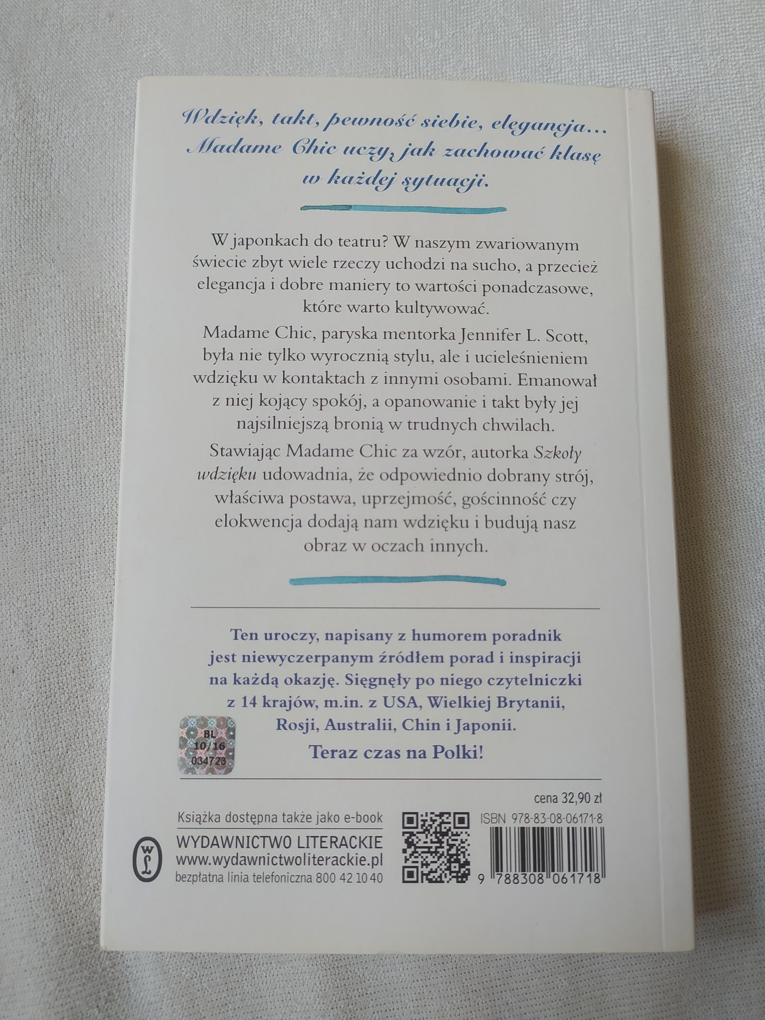 Książka "Szkoła wdzięku Madame Chic: Jak być damą w każdej sytuacji?"