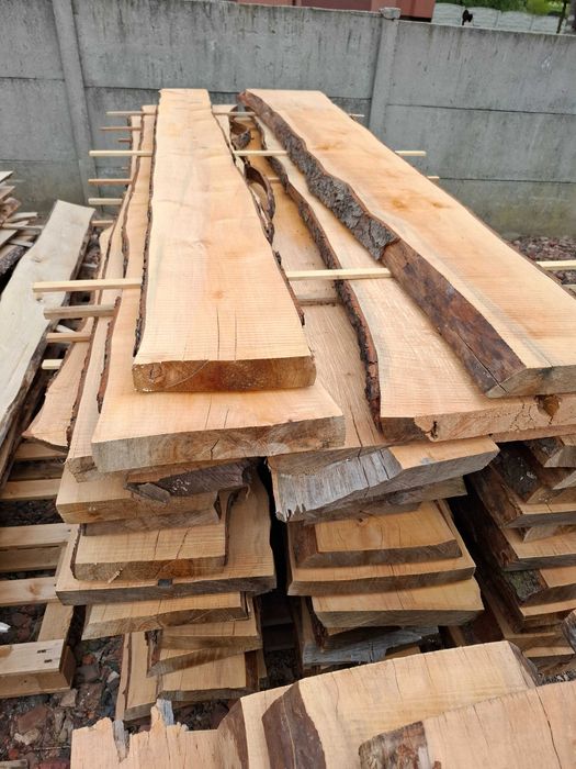 Deski foszty tarcica dąb lipa olcha orzech monolity pod zywice 50 32mm