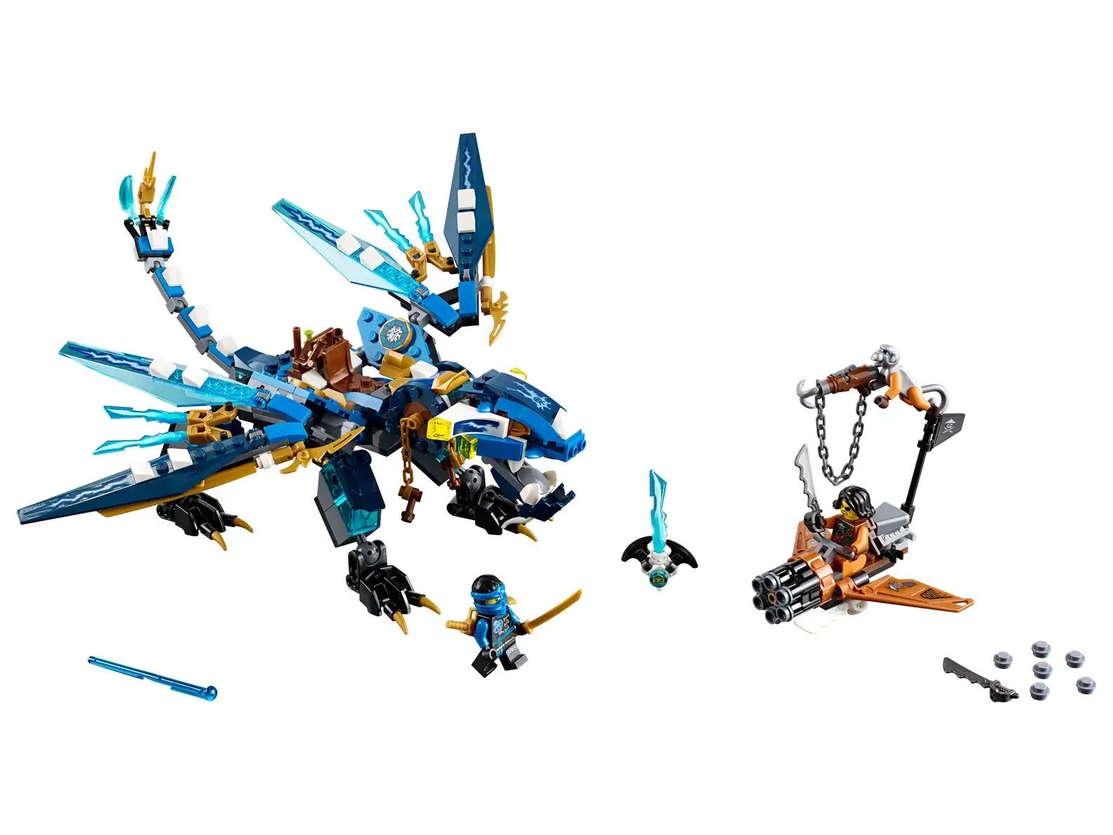 Lego Ninjago Jay’s Elemental Dragon 70602