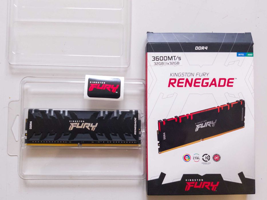 Kingston Fury Renegade DDR4 32GB (1x32GB) 3600MHz CL18 ARGB