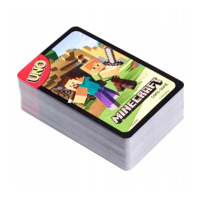 Karty do gry Uno Minecraft gra planszowa karciana rodzinna