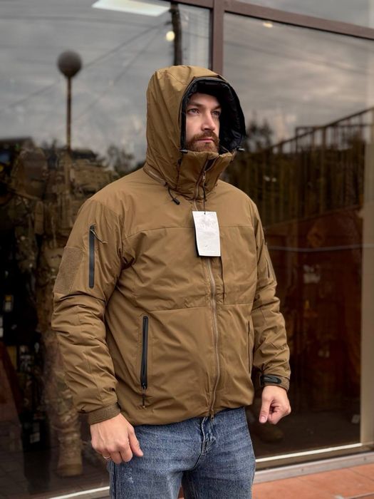 Зимова тактична куртка 10.0 пуховик кол драгон. Левел 7. Гурт. Койот