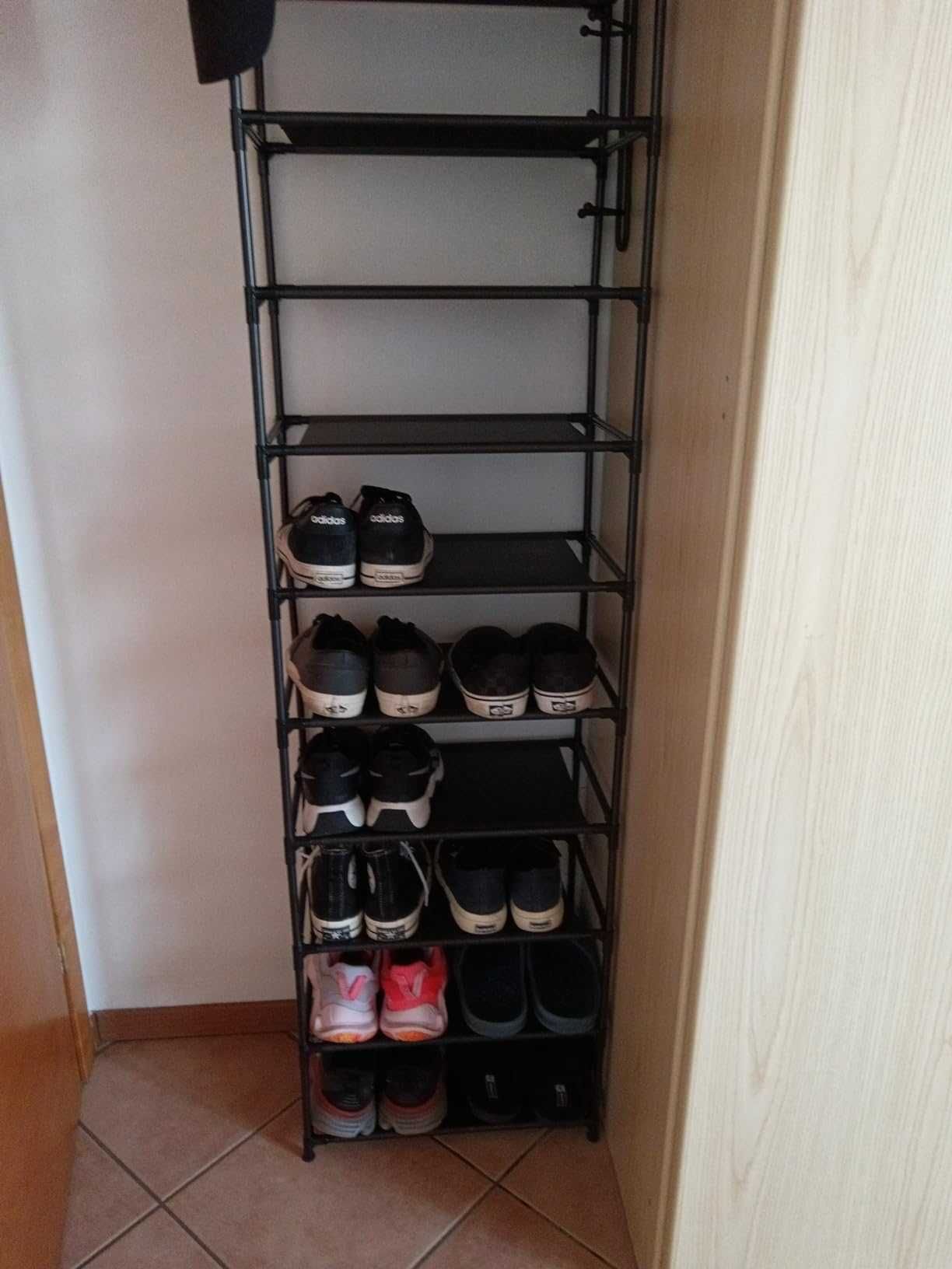 Przechowywanie dom 10 poziomów na pudełka wysokie szary