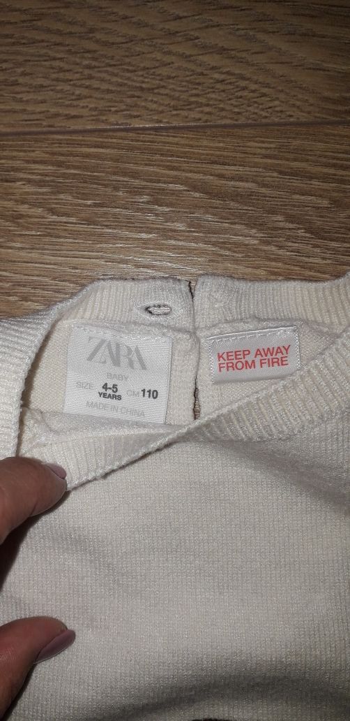 Camisola Malha Zara 4-5 Anos