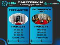 Fotobudka 360, FotoLustro, Ciężki dym, fontanny iskier, miny dymne
