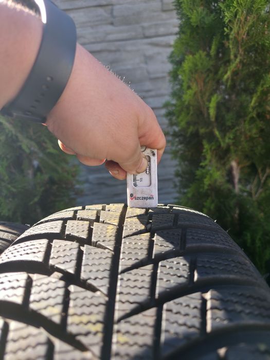 4szt zima 195/55-16 2x Kumho 87H 7.5mm + 2x Bridgestone 87H 7.5mm