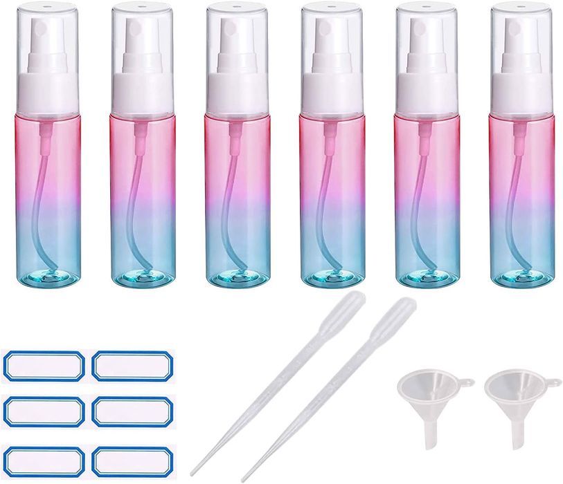butelka mini podróżna atomizer 30ml 6szt