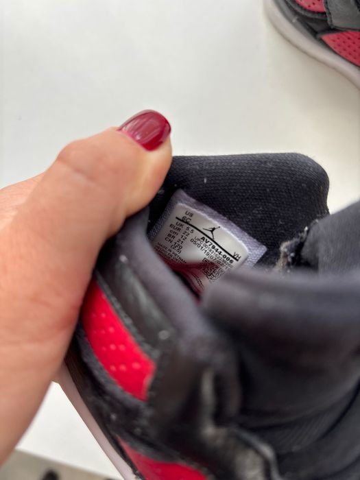 Дитячі кросівки Air Jordan Access Black/Red 22 розмір