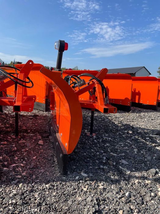 Pług do śniegu składany lekki METALTECHNIK strzałka dowóz cała pl
