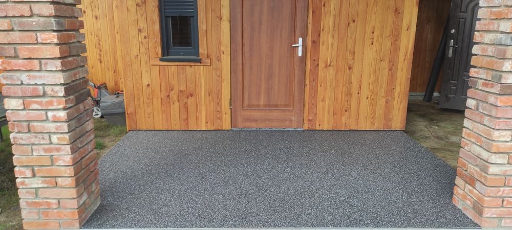 kamienny dywan tarasy schody balkony