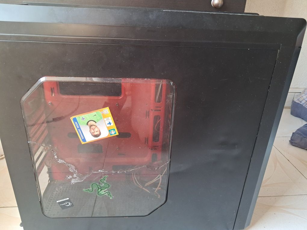 Caixa PC NOX COOLBAY VX RED DEVIL (ATX Mid Tower - Preto) usado