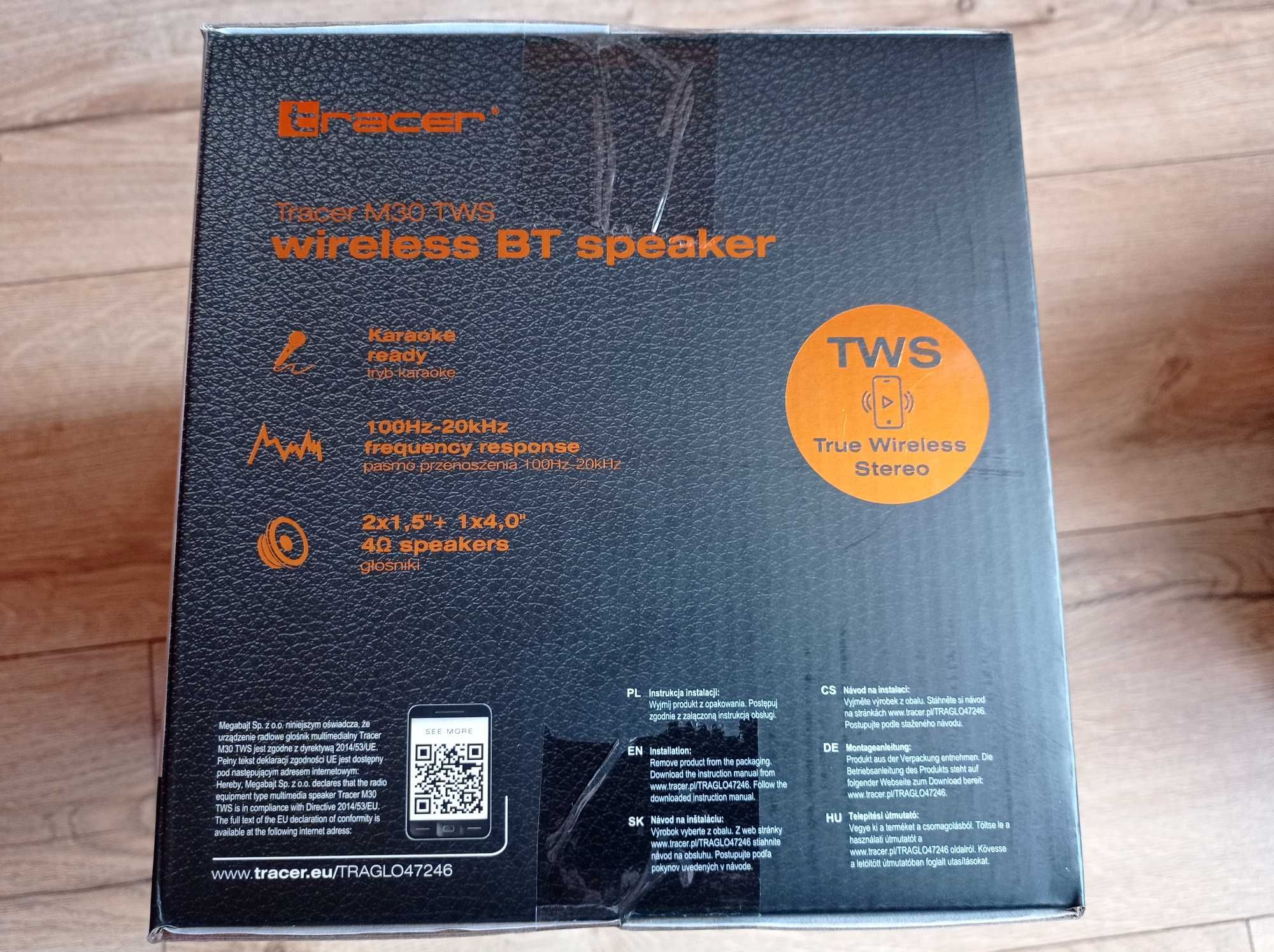 Głośnik Bluetooth Tracer M30 TWS 30W Radio FM