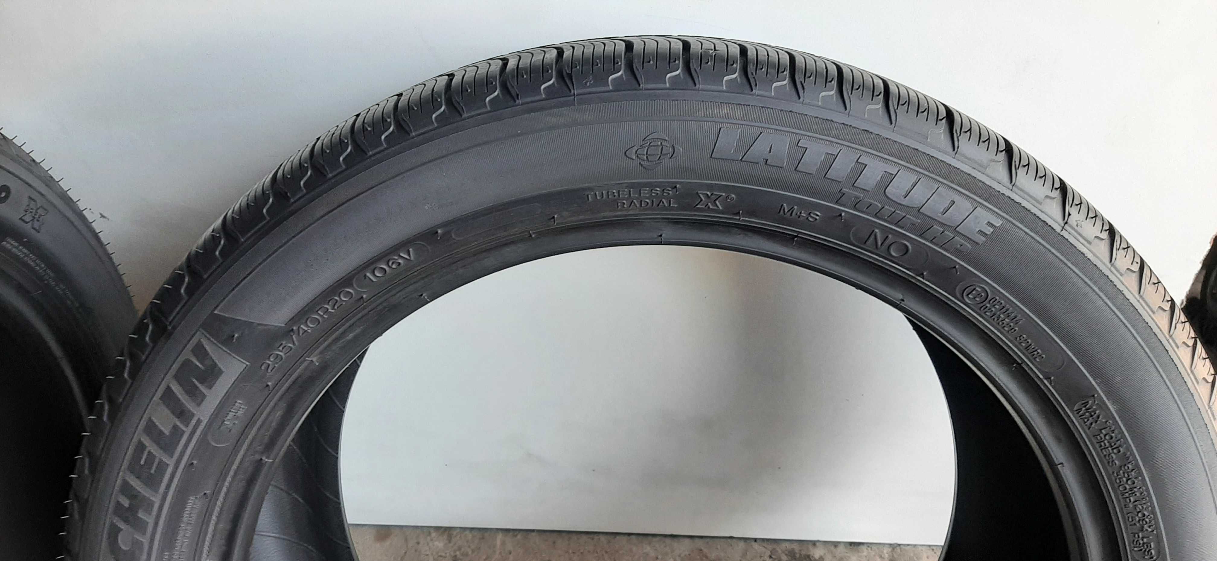 265/45 R20 і 295/40 R20 Michelin комплект різношироких шин на Porsche