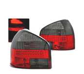 FAROLINS TRASEIROS PARA AUDI A3 96-00 LED VERMELHO FUMADO-ESCURECIDO