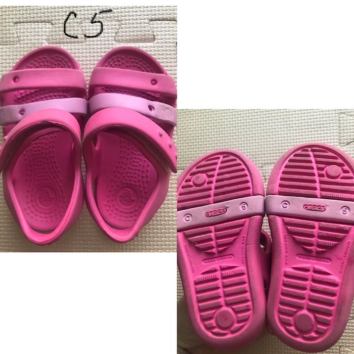 Взуття для дівчинки Crocs та ін.УСТІЛКА 12 до 13 см.(р-ри 16, 17 , 20.