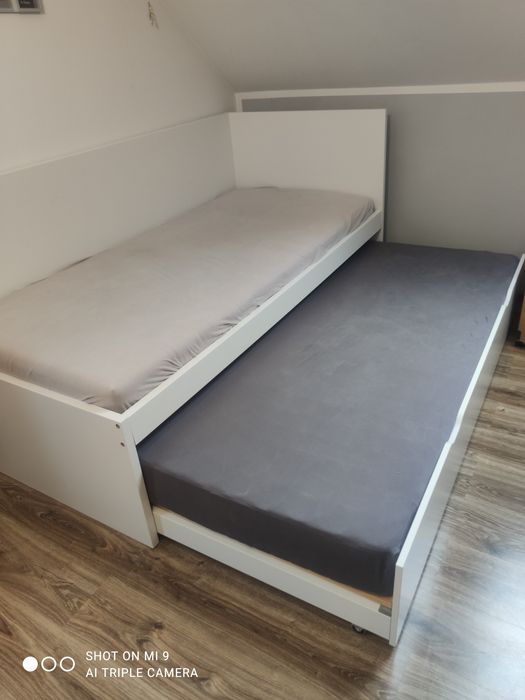 Łóżko pojedyncze rozkładane Ikea