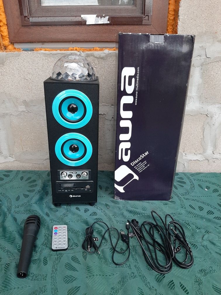 Bluetooth-колонка Auna DiscoStar Black 2.1 (10028847) портативный
