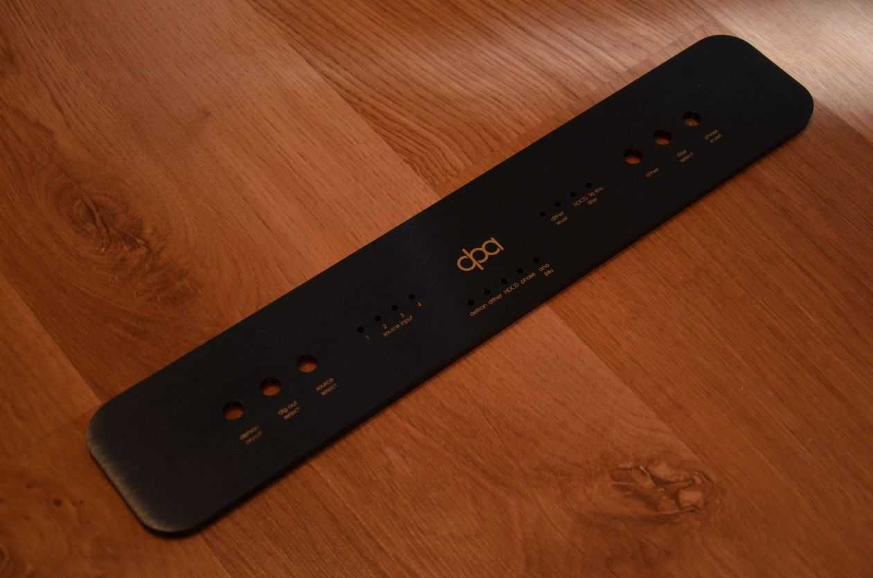 Front panel do przetworników C/A dpa deltec precision audio chassis