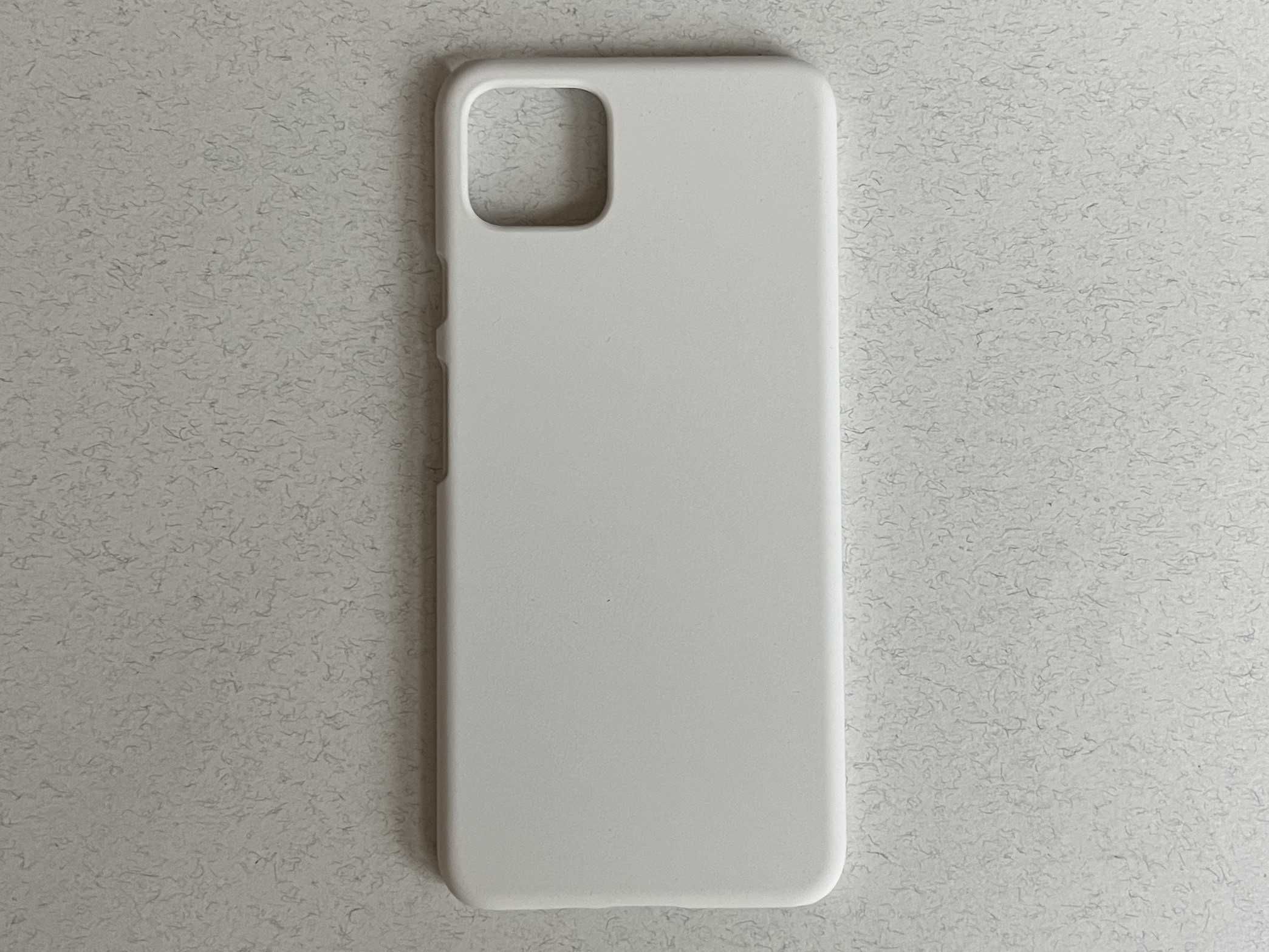 Google Pixel 4 XL чохол матовий пластик білий тонкий WHITE чехол