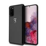 Etui Ferrari Carbon Włókno Węglowe Do Samsung Galaxy S20 Czarne