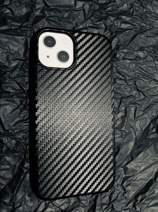 Стильний чохол з карбону, Айфон 13.