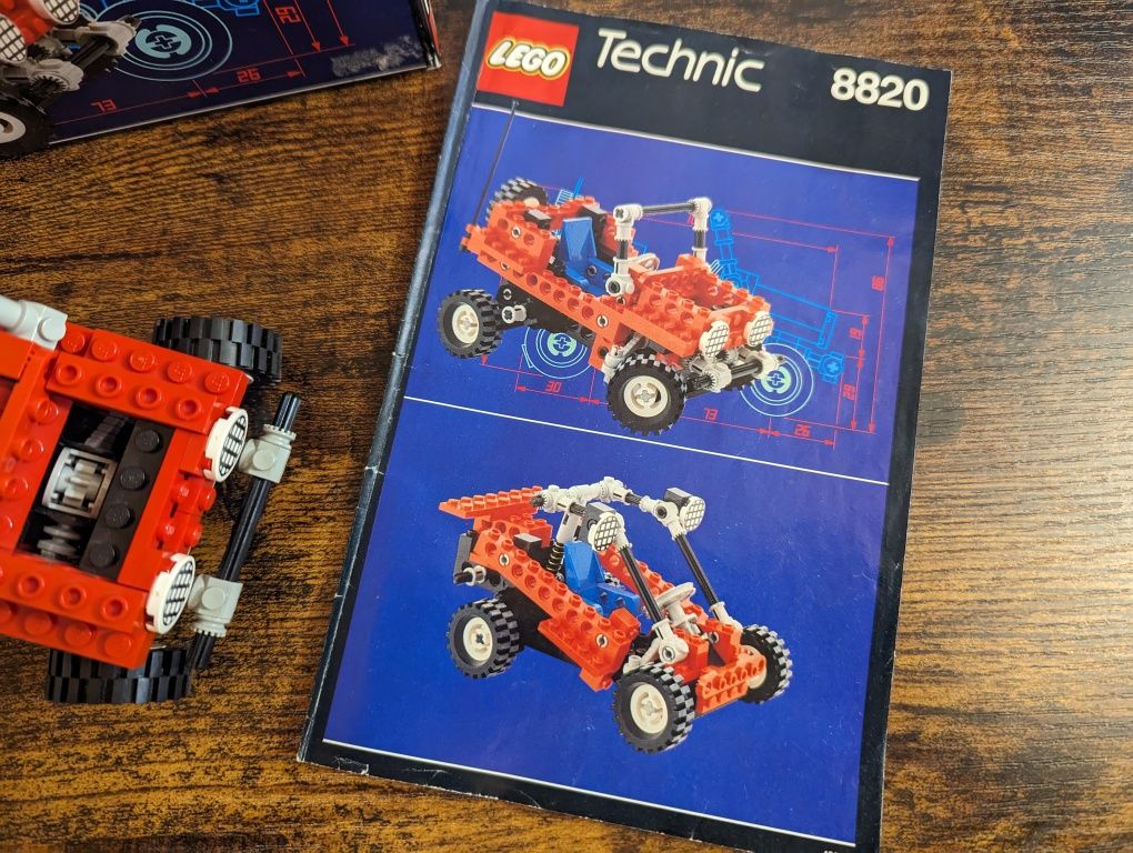 Zestaw LEGO technic 8820 pudełko i instrukcja