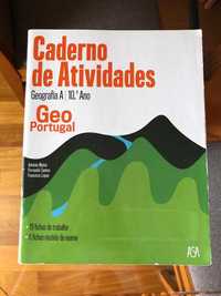 Caderno de Atividades "Geo Portugal 10º" Geografia A