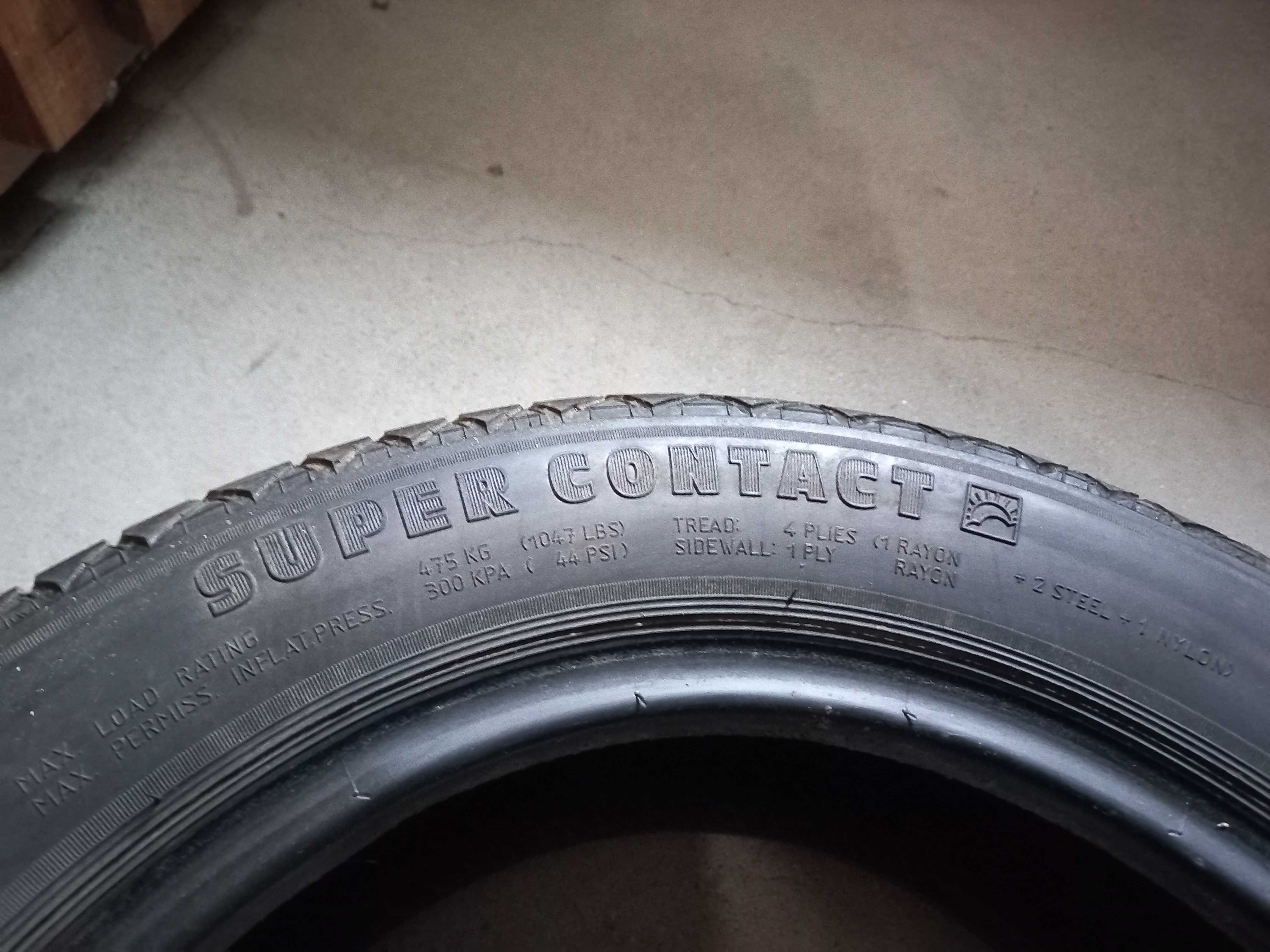 Continental Supercontakt 175/65 R 14, stan bdb, 7 mm bieżnika