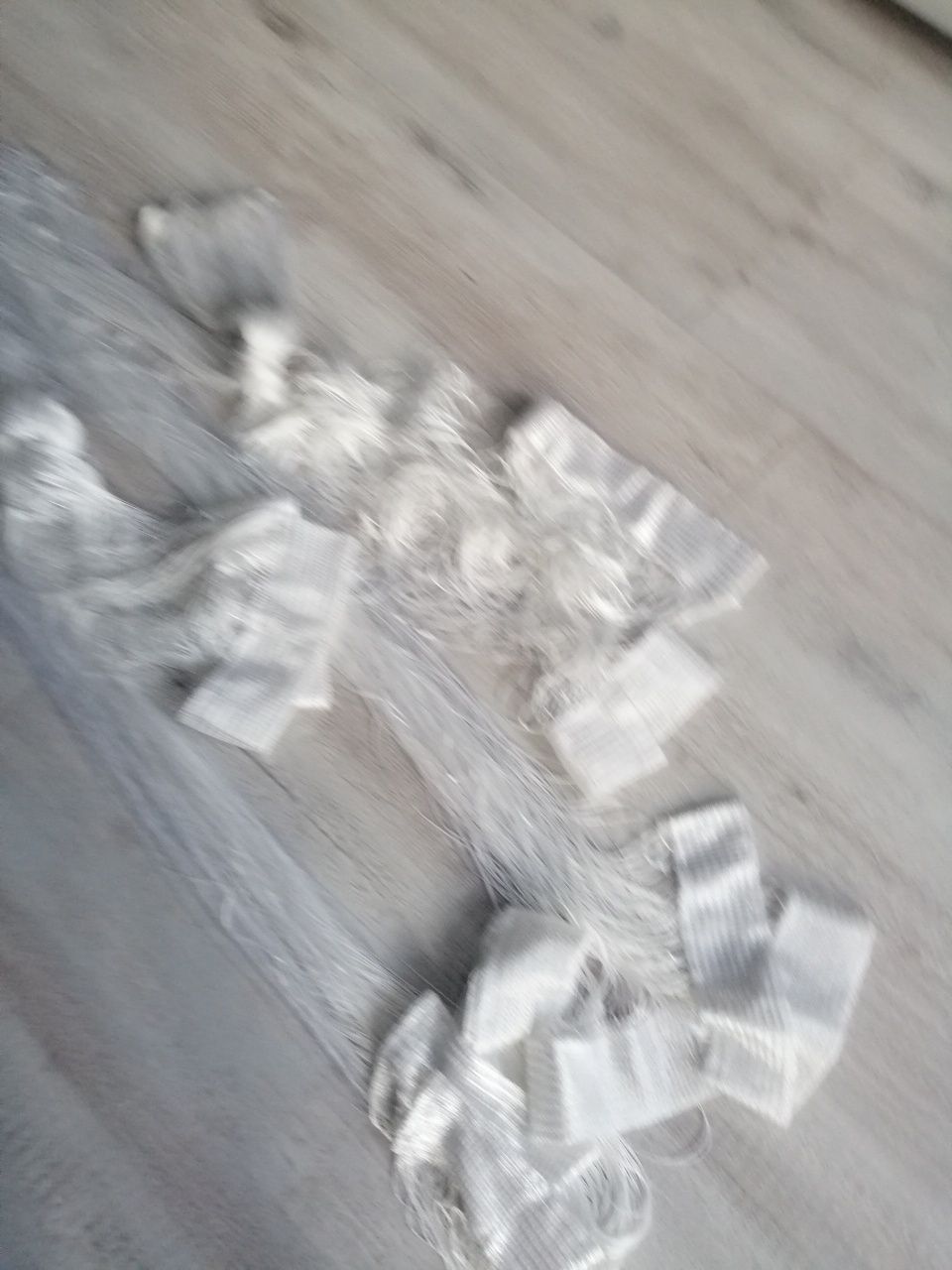 Firany makarony białe