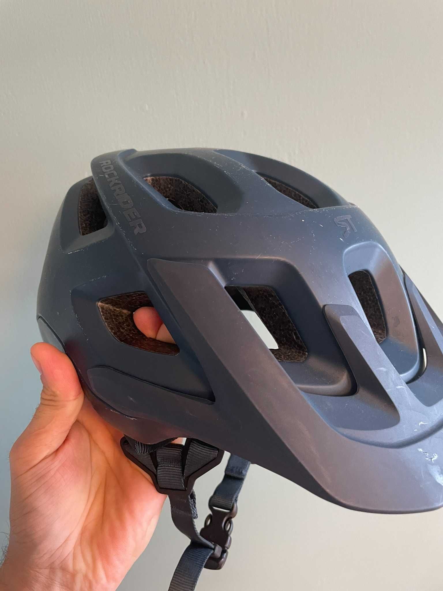 Kask rowerowy MTB Rockrider ST 500 - rozmiar L 59-62 cm