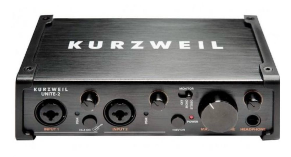 Kurzweil Unite-2 Interface de Áudio USB 2 Canais 24 bits
