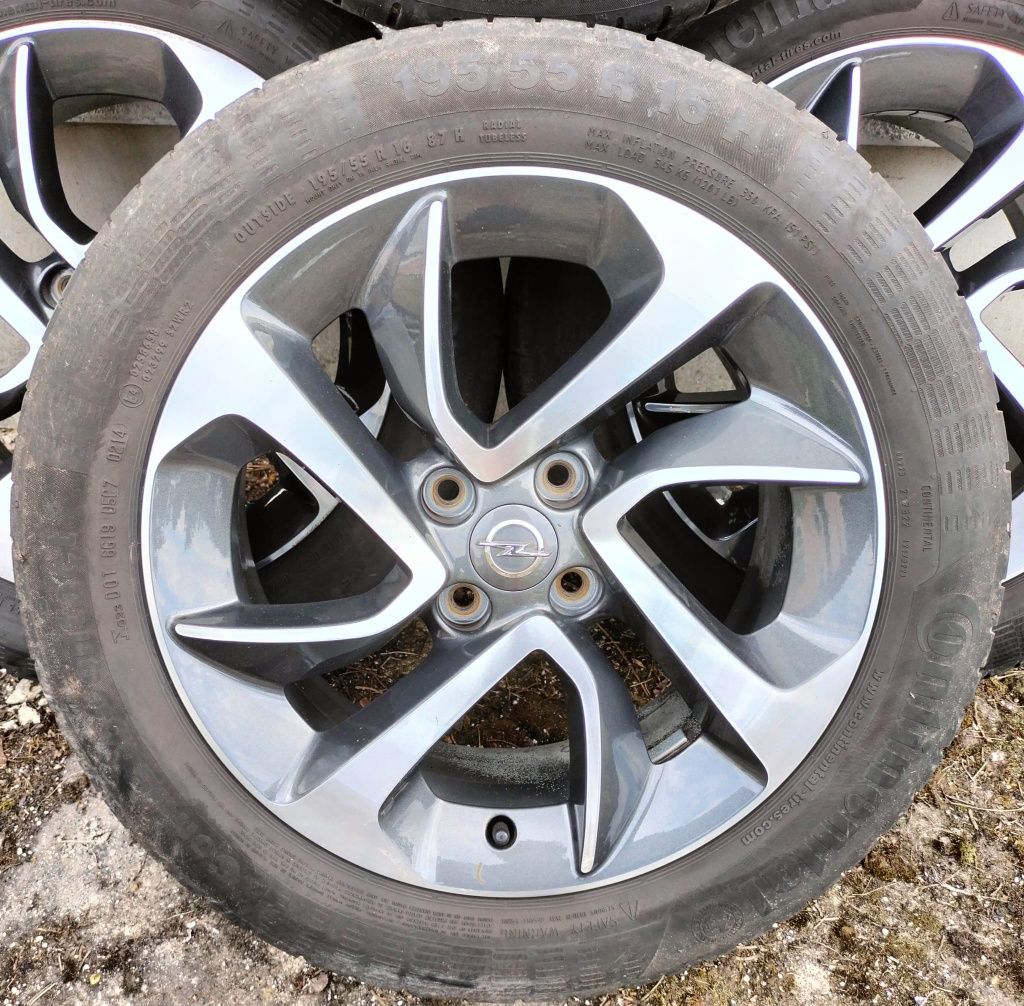 Felgi z oponami Opel Corsa Adam Meriva Carl 6,5x16 Et40 4x100